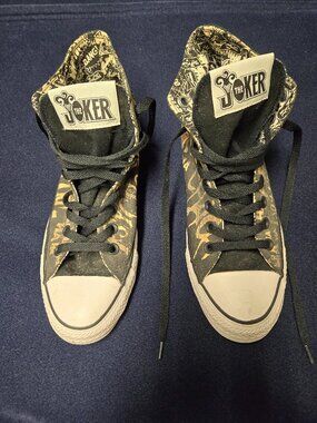 The Joker Converse Shoes (M 7/W 9)